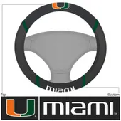 Fan Mats University Of Miami Steering Wheel Cover 169-F121 Miami Hurricanes