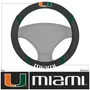 Fan Mats University Of Miami Steering Wheel Cover 169-F121 Miami Hurricanes