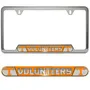 Fan Mats University Of Tennessee Embossed License Plate Frame 217-F122 Tennessee Volunteers