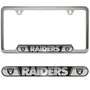 Fan Mats NFL - Las Vegas Raiders Embossed License Plate Frame 623-F122-C1 Las Vegas Raiders