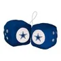 Fan Mats NFL - Dallas Cowboys Fuzzy Dice 609-F117 Dallas Cowboys
