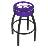 Holland Kansas State University Blk Bar Stool