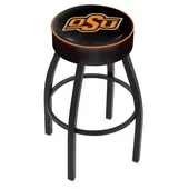Holland Oklahoma State University Blk Bar Stool