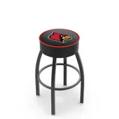Holland University of Louisville Blk Bar Stool