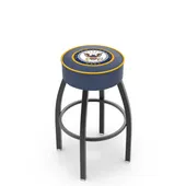Holland United States Navy Blk Bar Stool