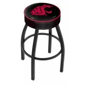 Holland Washington State University Blk Bar Stool