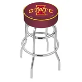 Holland Iowa State Univ Double-Ring Bar Stool
