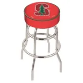 Holland Stanford University Double-Ring Bar Stool