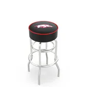 University of Arkansas Double-Ring Bar Stool