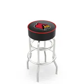 University of Louisville Double-Ring Bar Stool