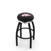 University of Arkansas Flat Ring Blk Bar Stool