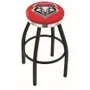 University of New Mexico Flat Ring Blk Bar Stool