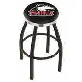 Univ of Northern Illinois Flat Ring Blk Bar Stool