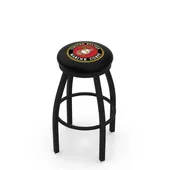 United States Marine Corps Flat Ring Blk Bar Stool