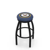 United States Navy Flat Ring Blk Bar Stool