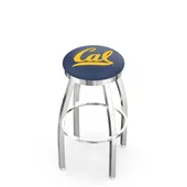 Univ of California Flat Ring Chrome Bar Stool