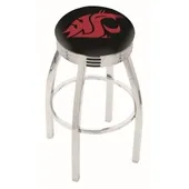 Washington State University Ribbed Ring Bar Stool