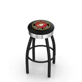 United States Marine Corps Ribbed Ring Bar Stool