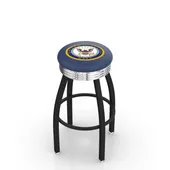 United States Navy Ribbed Ring Bar Stool