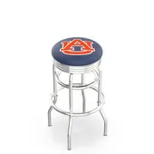 Auburn University Ribbed Double-Ring Bar Stool