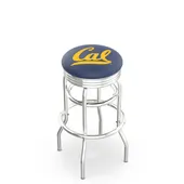 University California Ribbed Double-Ring Bar Stool