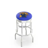 Univ of Kentucky Cat Ribbed Double-Ring Bar Stool