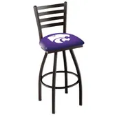 Kansas State University Ladder Swivel Bar Stool