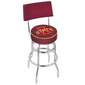Iowa State University Double-Ring Back Bar Stool