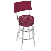 Texas A&M Double-Ring Back Bar Stool