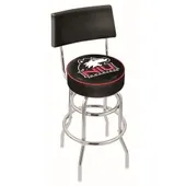 Univ Northern Illinois Double-Ring Back Bar Stool