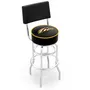 Western Michigan Univ Double-Ring Back Bar Stool