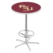 Florida State Script Chrome Pub Table