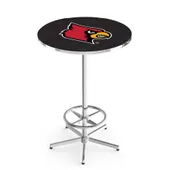 University of Louisville Chrome Pub Table