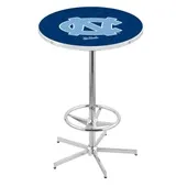 University of North Carolina Chrome Pub Table