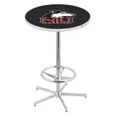 University of Northern Illinois Chrome Pub Table