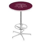 Holland Texas A&M Chrome Pub Table