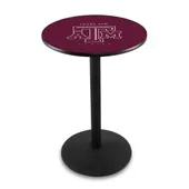 Holland Texas A&M Round Base Pub Table