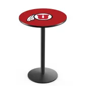Holland University of Utah Round Base Pub Table