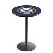 Holland United States Navy Round Base Pub Table