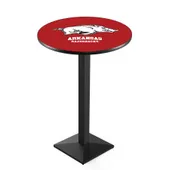 University of Arkansas Square Base Pub Table