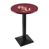 Holland Florida State Script Square Base Pub Table