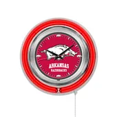 Holland University of Arkansas Neon Logo Clock