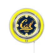 Holland University of California Neon Logo Clock