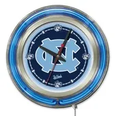 Holland Univ of North Carolina Neon Logo Clock