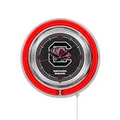 Holland Univ of South Carolina Neon Logo Clock