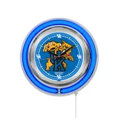 Holland University of Kentucky Cat Neon Logo Clock