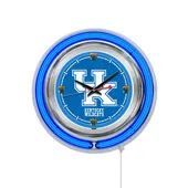 Holland University of Kentucky UK Neon Logo Clock