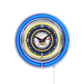 Holland United States Navy Neon Logo Clock