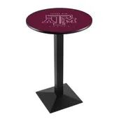 Holland Texas A&M Square Base Pub Table