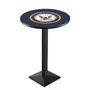 Holland United States Navy Square Base Pub Table